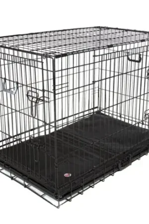 Primeline Wire Cage Bench Extra Strong Black M 76x48x54 cm Actieprijs